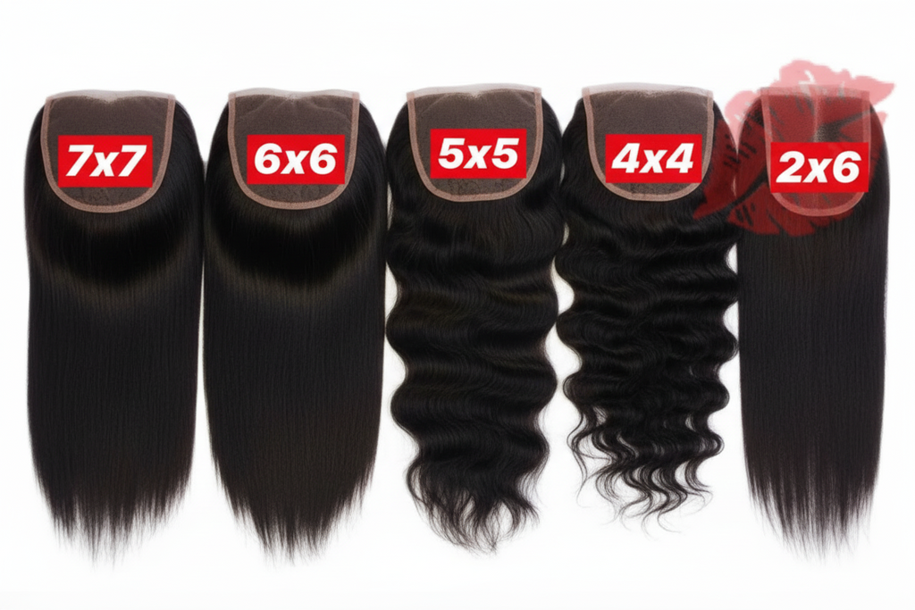 5"x5" HD Closures