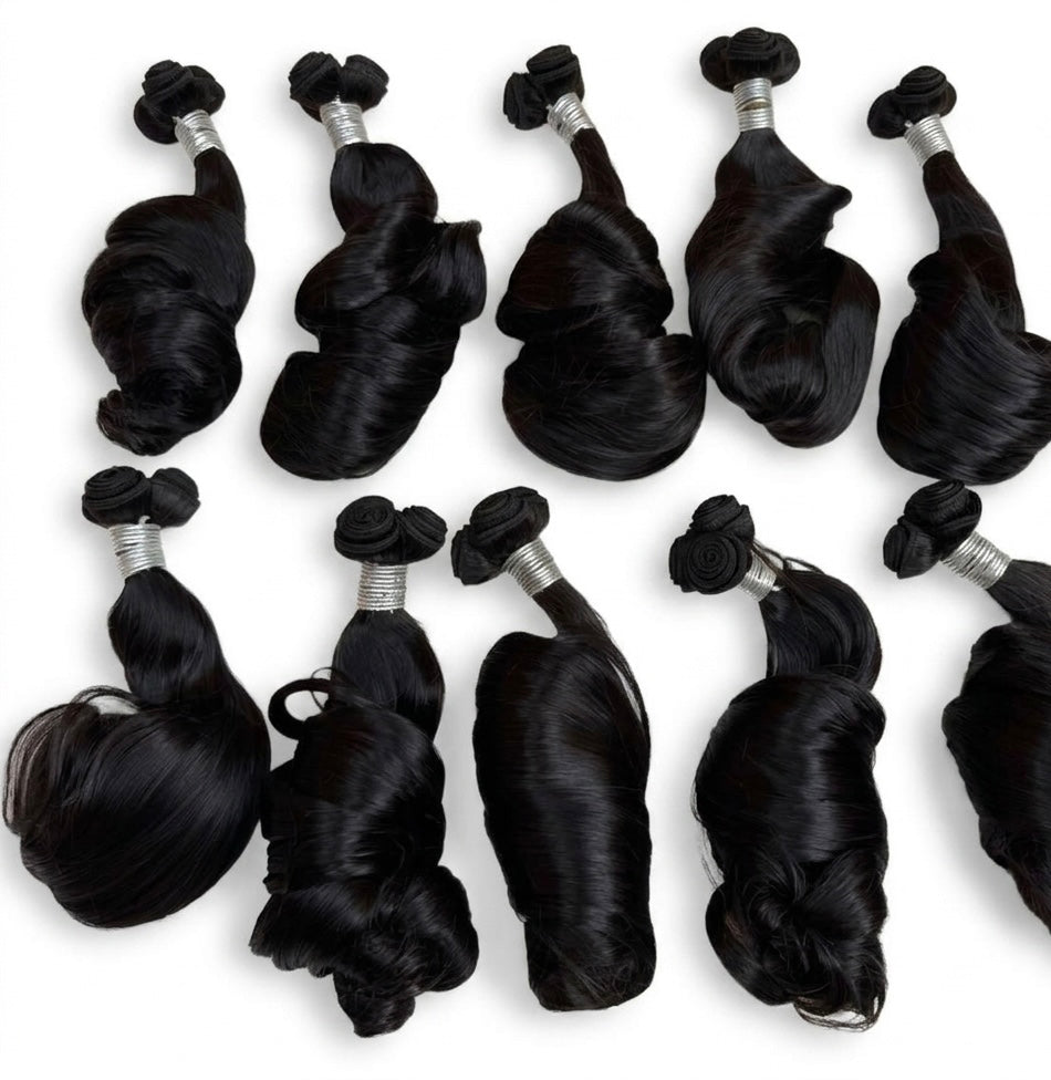 Raw Single Drawn Hair (100g)
